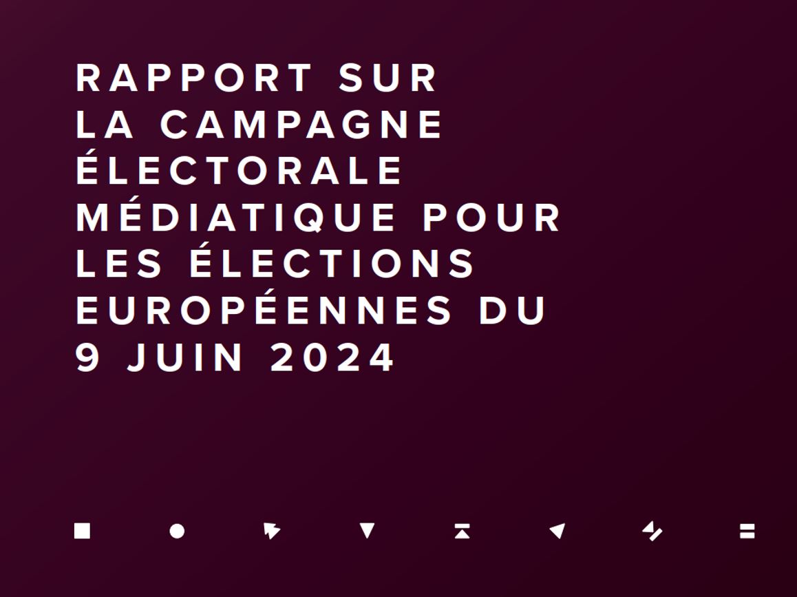 Rapport sur les élections européennes 2024