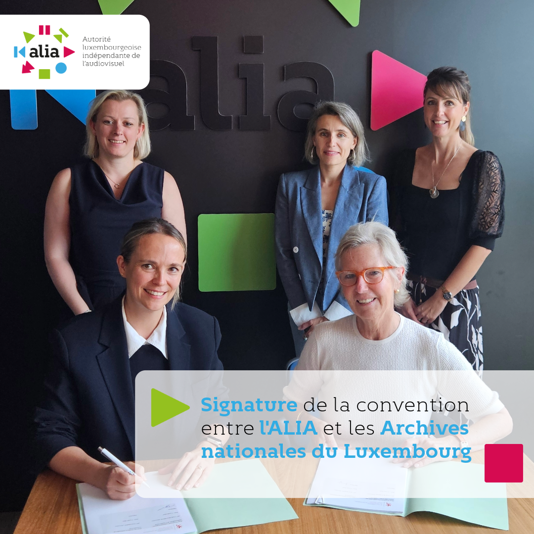 Photo des représentantes de l'ALIA et de ANLux
