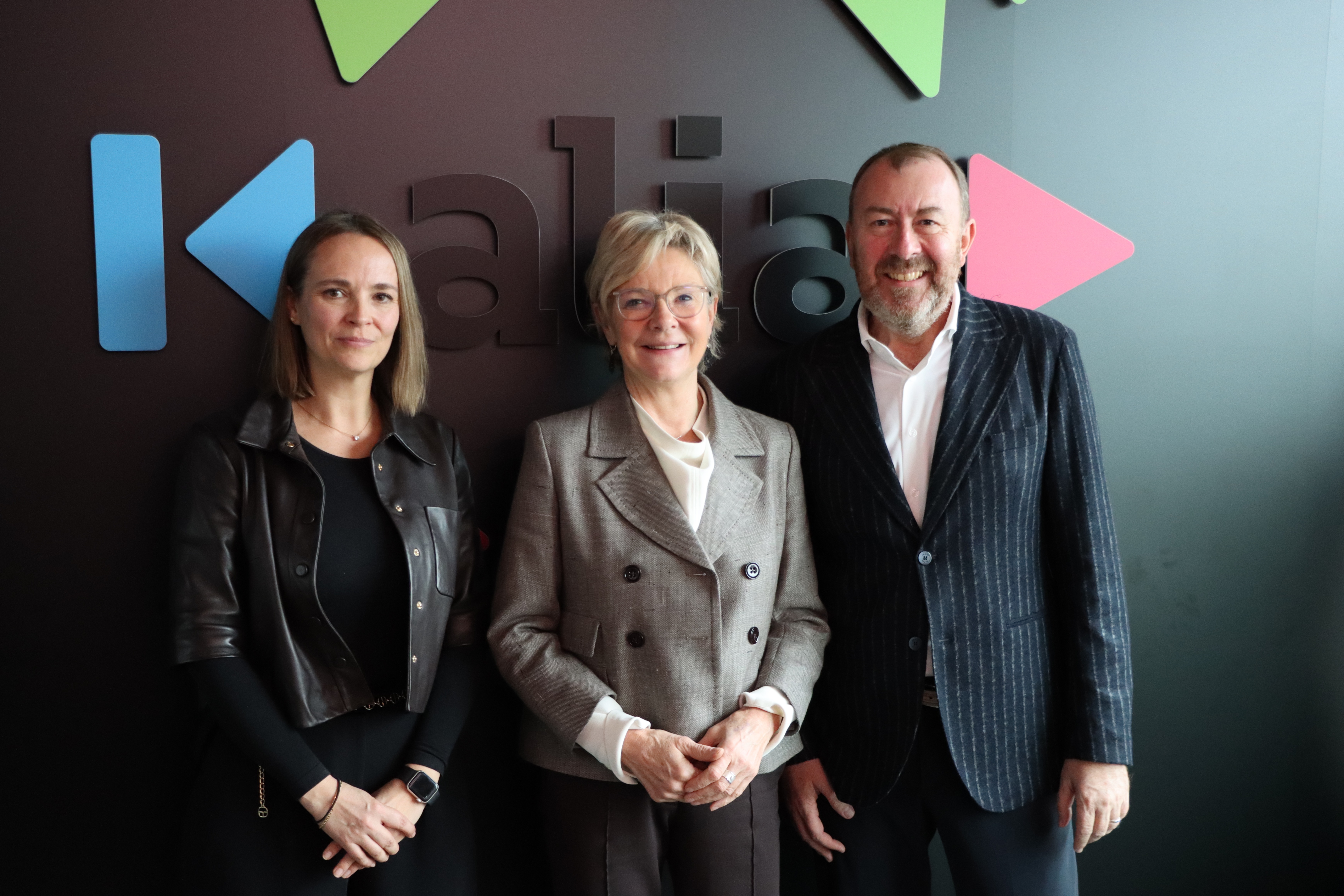 photo avec Cindy Bauwens, Martine Hansen et Marc Glesener