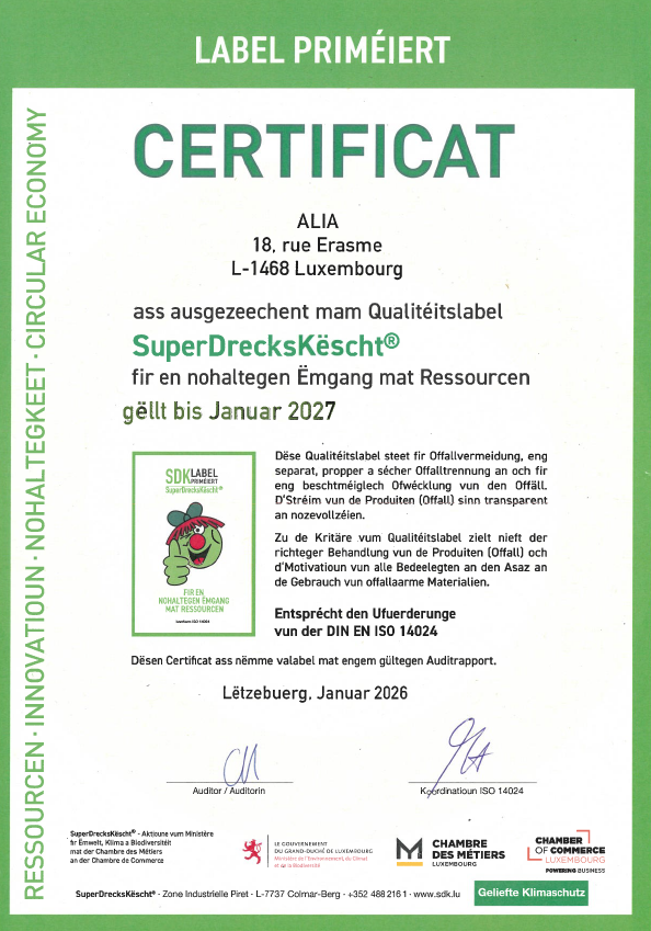 Certificat SDK